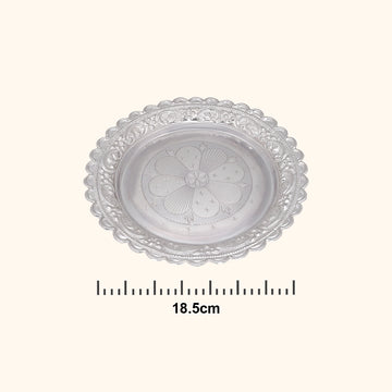 Divine Silver Puja Thali